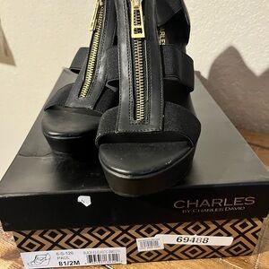 Charles by Charles David Black Women's Sandals